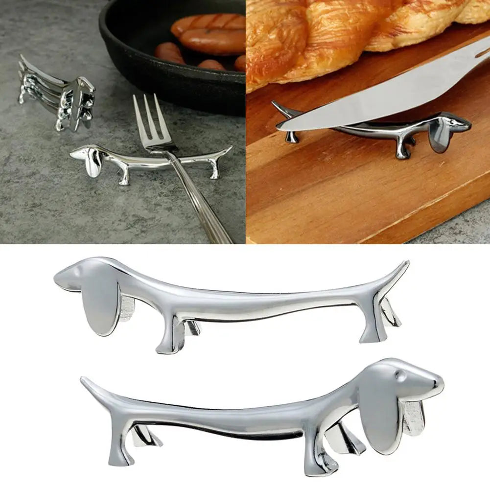 1PC Cutlery Bracket Dog Chopsticks Holder Stainless Steel