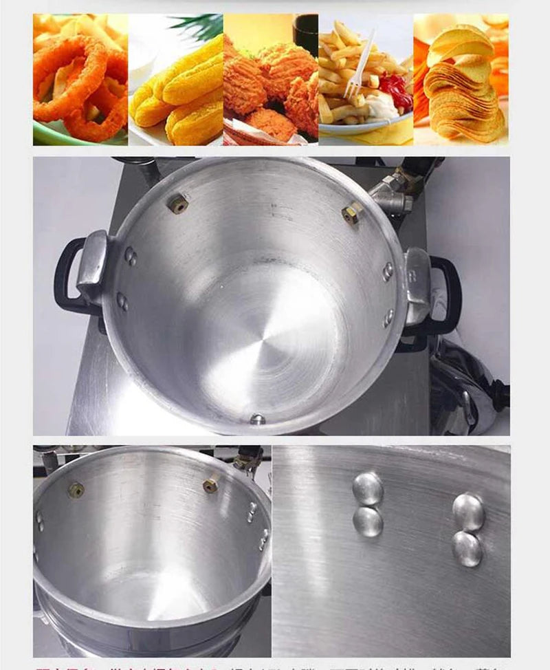 15L Electric Pressure Fryer Steel Commercial Cooking Machine MDXZ-16