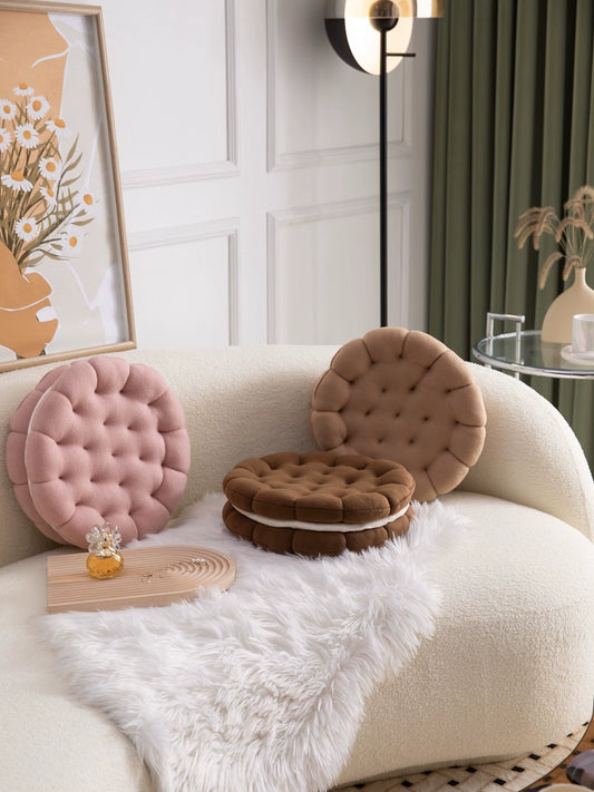 Pink Biscuit Cushion Original Couch Pillow