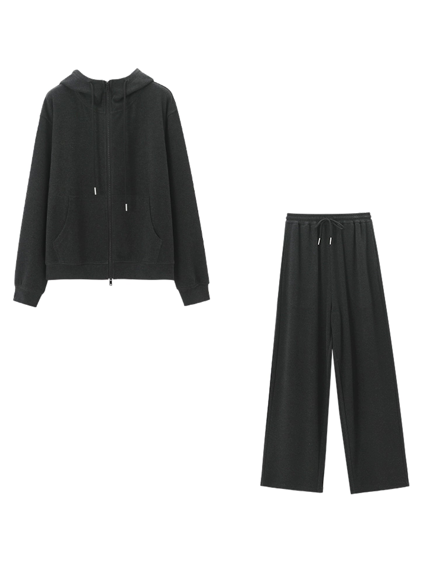 Ayi Brushed Coat & Trousers Sports Hoodie