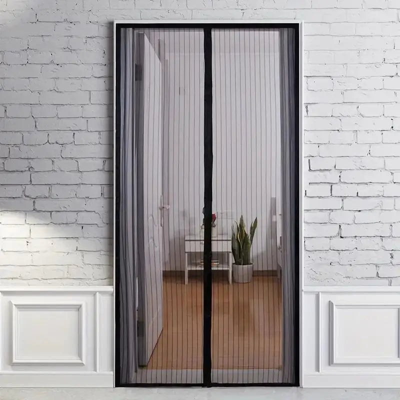 Magnetic Screen Doors Magnet Sliding Door Screens No Drilling Kitchen Door Screen Mesh Heavy Duty Magnetic Closure Door Screen