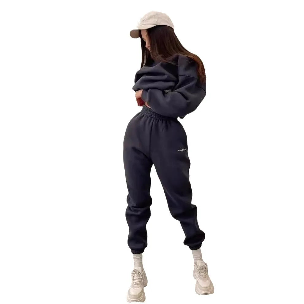 Hoodies And Pants Hoodies Set Clothes Women Two Pieces Sweatshirts trousers sets sets for women 2 pieces Woman clothing