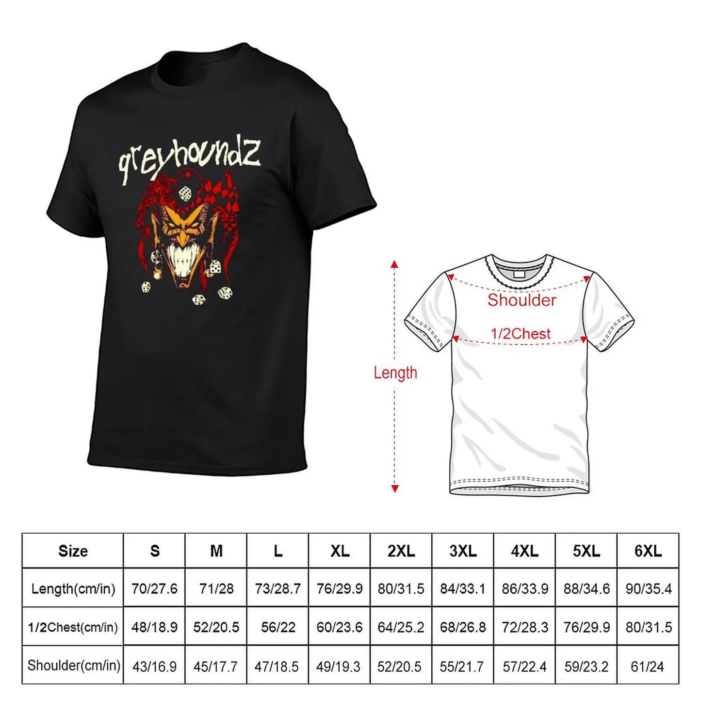 Greyhoundz 7 Corners of Your Game T-Shirt anime plus sizes men t shirt