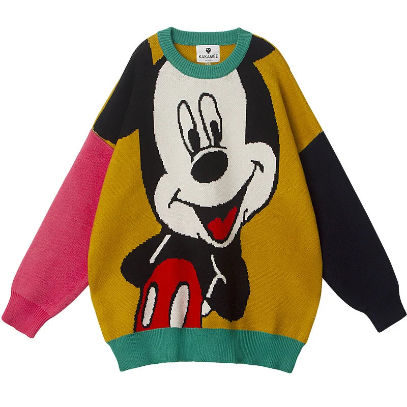 Disney Mickey Sweaters for Women Loose and Comfortable