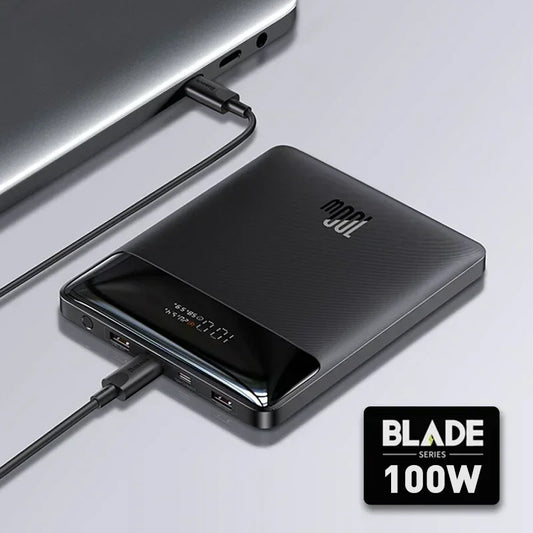 Hot 100W Power Bank 20000mAh Type C PD Fast Charging Powerbank Portable External Battery Charger for iPhone or Pro Max Notebook