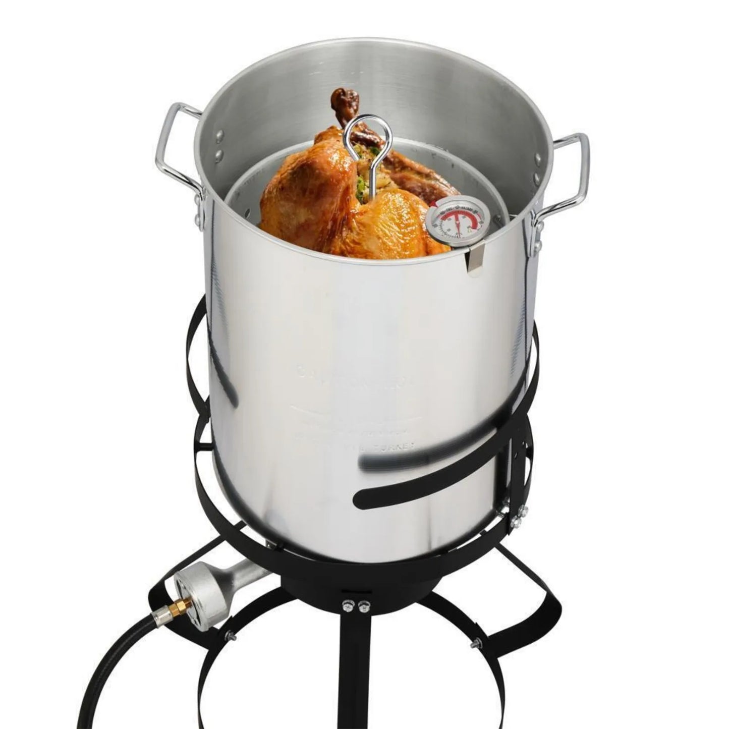 Propane 30 Qt. Turkey 10 Qt. Fish Fryer Boiler Steamer Set 54,000 BTU Burner United States