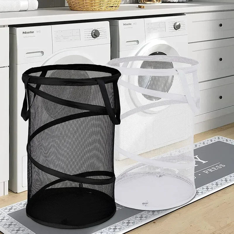 Multi High-quality Cylindrical Folding Laundry Basket Clothes Toy Household large Laundry Hamper Sundries Organizer Basket